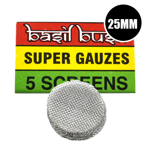 25mm Basil Bush Gauze / Pipe Screens