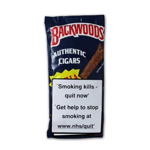 BACKWOODS 100% Tobacco- 5 pack Cigars (Blue)