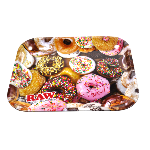 RAW Metal Rolling Tray (Donut design)