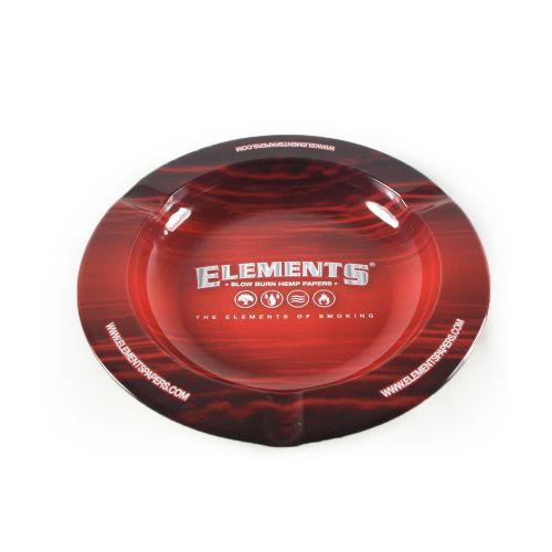 Elements Metal Ashtray (Red Design)