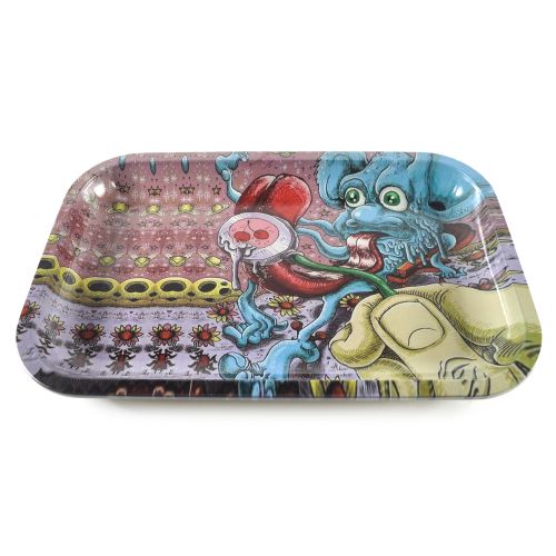 Metal Rolling Tray Medium (Trippy Mouse)