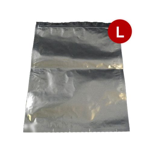 Opaque Silver Sealable Bag L 12" x 16" 
