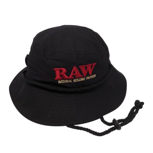 RAW Smokerman Bucket Hat Black