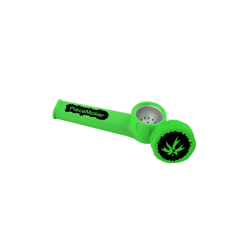 PieceMaker Karma Silicone Pipe (Glow Green)