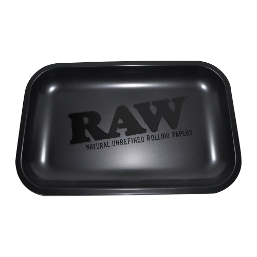 RAW Metal Rolling Tray Medium (Blackout Design)