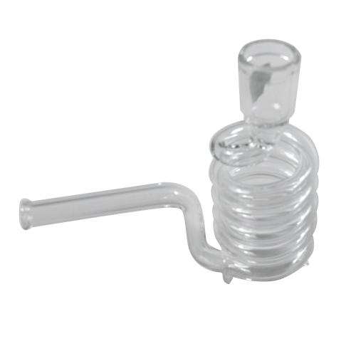 Free Standing Spiral Glass Pipe