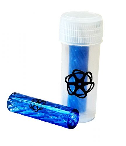 Twisted 8mm BLUE Glass AIRFLOW Filter Tips