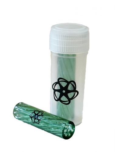 Twisted 8mm GREEN Glass AIRFLOW Filter Tips