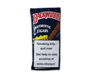 BACKWOODS 100% Tobacco- 5 pack Cigars (Blue)