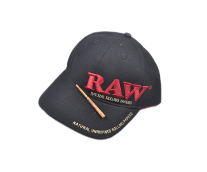 RAW Cap One Size Fits All Black (with Poker)